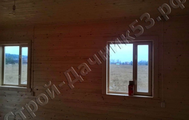 4 два каркасно-щитовых дома 6×6, 36 м², Лен. область, деревня Немятово-2 (4)